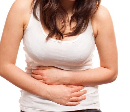 Abdominal pain is a sign of helminthic invasion