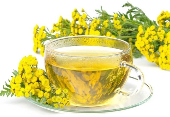 Wormwood decoction for parasites in the body