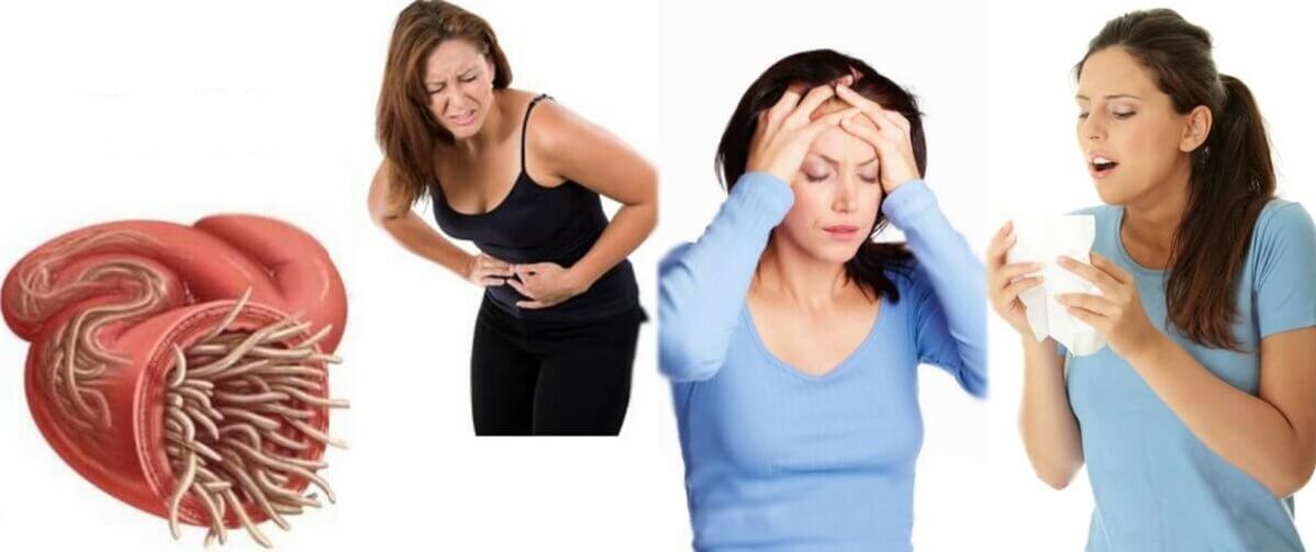 symptoms of parasite infestation
