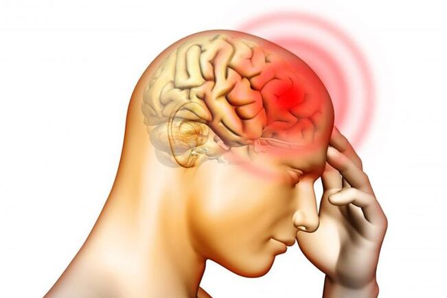 A headache can be a symptom of the presence of roundworm larvae in the middle ear